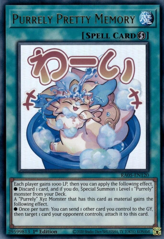 RA05-EN120 - Purrely Pretty Memory - Ultra Rare - Rarity Collection 5