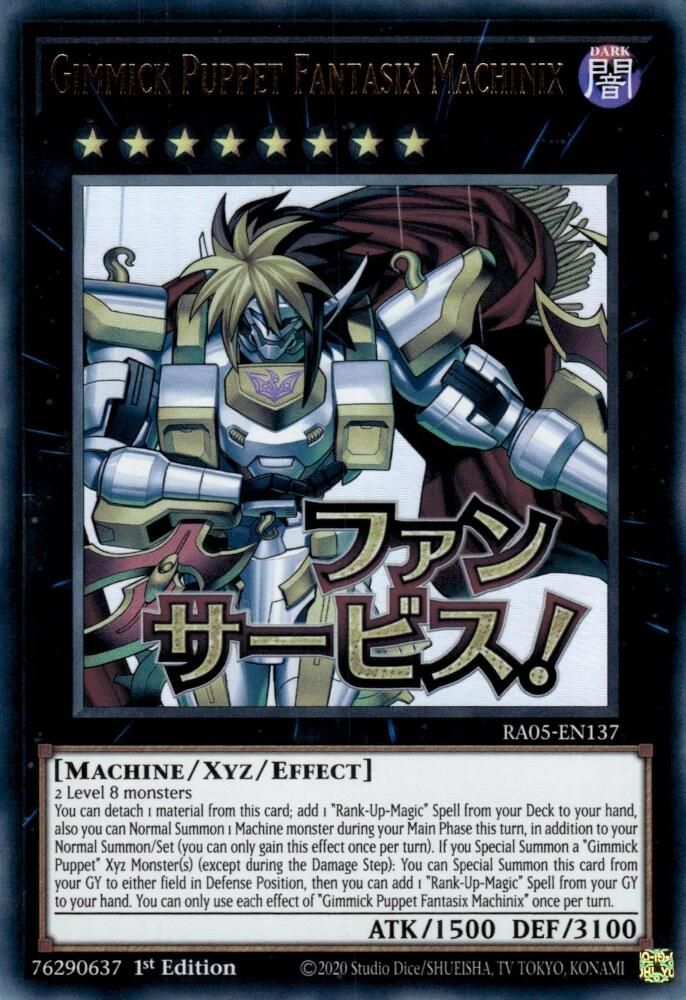 RA05-EN137 * Gimmick Puppet Fantasix Machinix * Ultra Rare * Rarity Collection 5