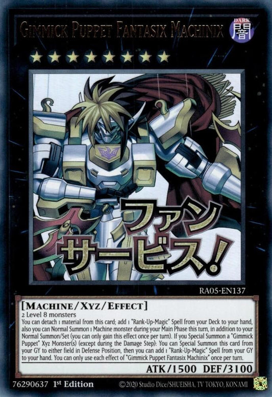 RA05-EN137 * Gimmick Puppet Fantasix Machinix * Ultra Rare * Rarity Collection 5