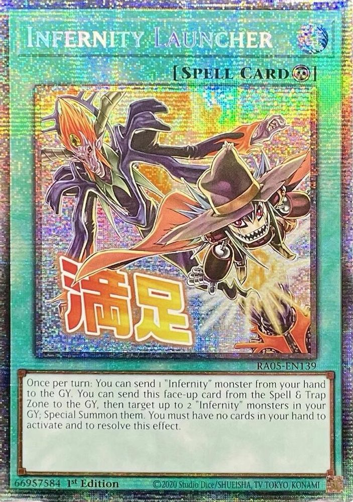 RA05-EN139 - Infernity Launcher - Starlight Rare - Rarity Collection 5