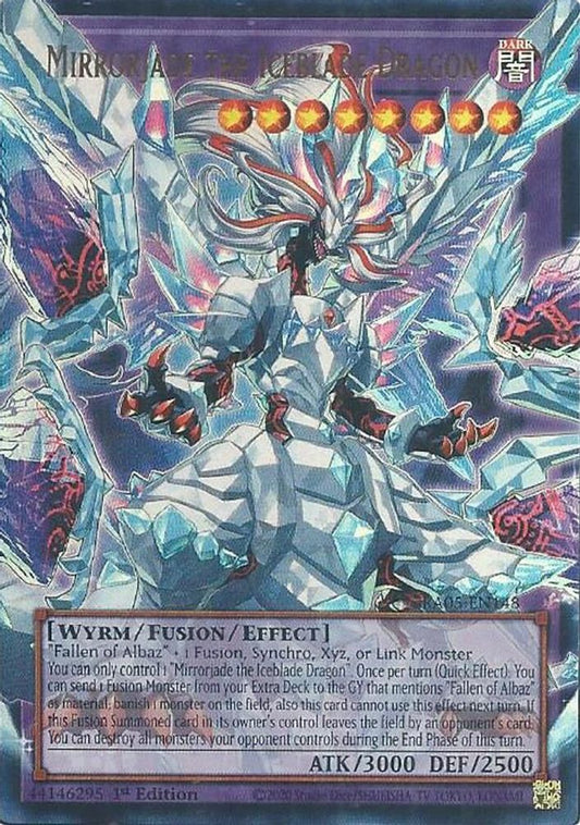 RA05-EN148 - Mirrorjade the Iceblade Dragon - Ultra Rare - Rarity Collection 5