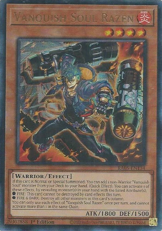 RA05-EN134 * Vanquish Soul Razen * Ultimate Rare * Rarity Collection 5