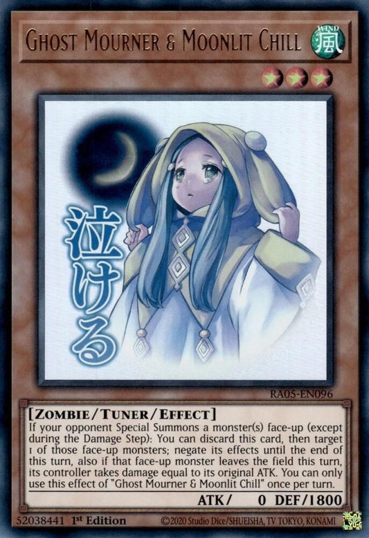 RA05-EN096 - Ghost Mourner & Moonlit Chill - Ultra Rare - Rarity Collection 5