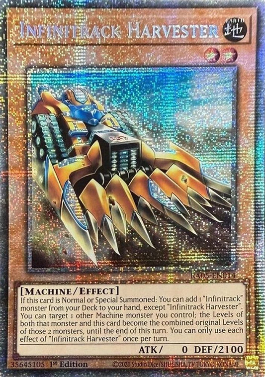RA05-EN014 * Infinitrack Harvester * Starlight Rare * Rarity Collection 5