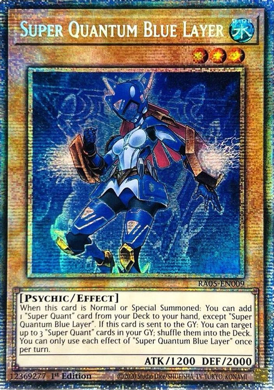 RA05-EN009 * Super Quantum Blue Layer * Starlight Rare * Rarity Collection 5
