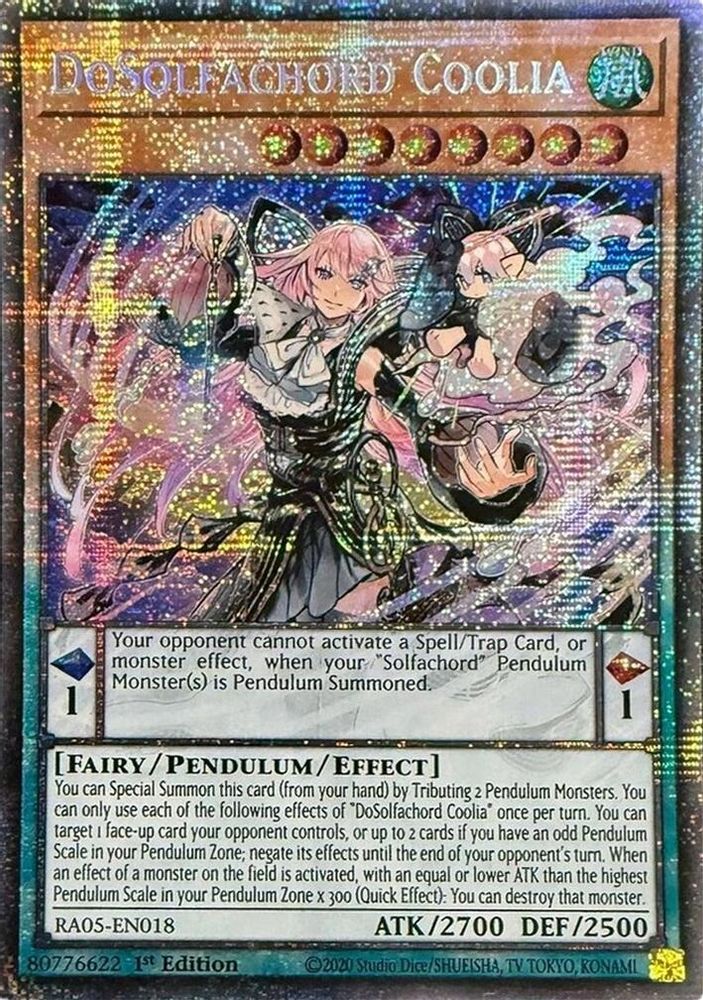 RA05-EN018 - DoSolfachord Coolia - Starlight Rare - Rarity Collection 5