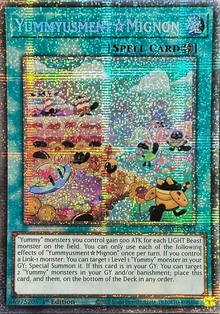 RA05-EN073 * Yummyusment☆Mignon * Starlight Rare * Rarity Collection 5
