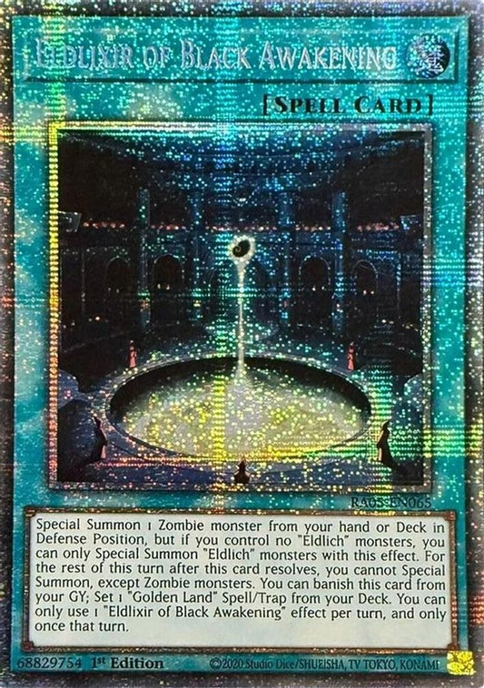RA05-EN065 * Eldlixir of Black Awakening * Starlight Rare * Rarity Collection 5