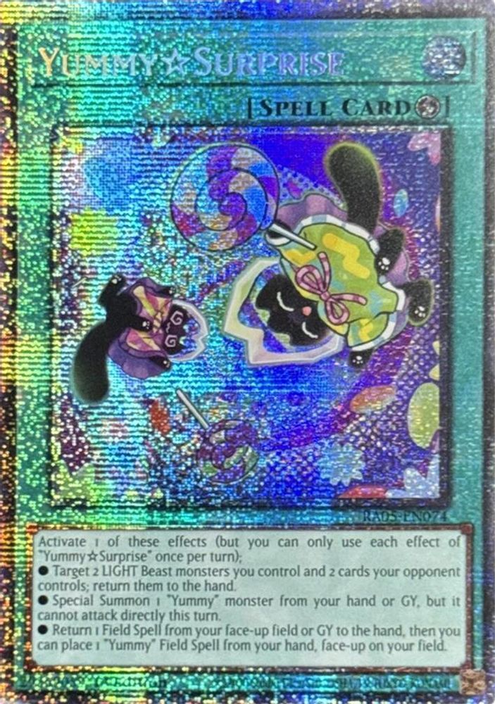 RA05-EN074 * Yummy☆Surprise * Starlight Rare * Rarity Collection 5