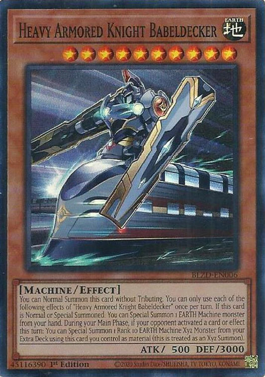 BLZD-EN006 - Heavy Armored Knight Babeldecker - Super Rare - Blazing Dominion