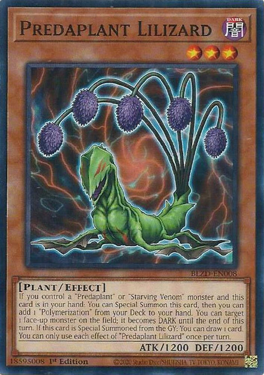 BLZD-EN008 - Predaplant Lilizard - Common - Blazing Dominion