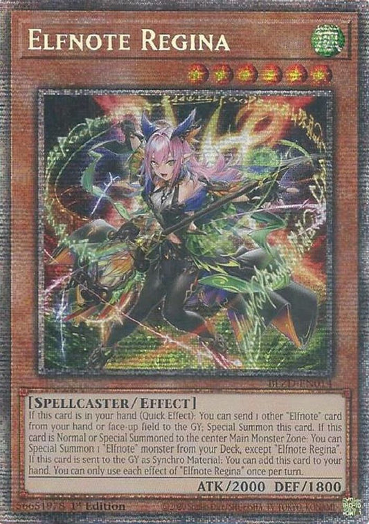 BLZD-EN014 - Elfnote Regina - Starlight Rare - Blazing Dominion