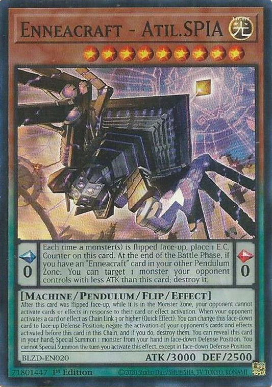 BLZD-EN020 - Enneacraft - Atil.SPIA - Super Rare - Blazing Dominion