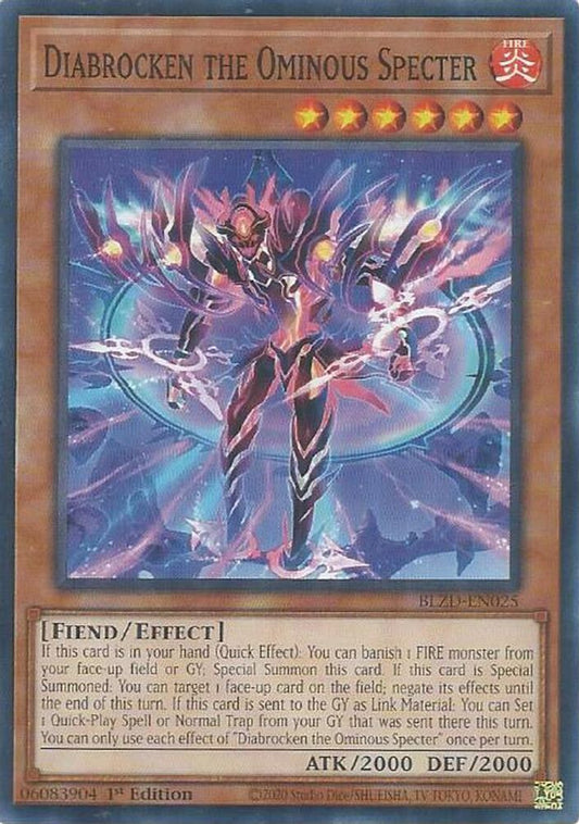 BLZD-EN025 - Diabrocken the Ominous Specter - Common - Blazing Dominion