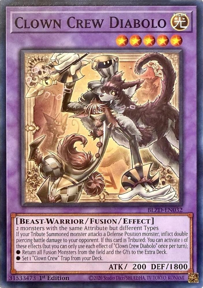 BLZD-EN032 - Clown Crew Diabolo - Common - Blazing Dominion