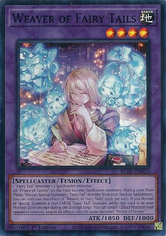 BLZD-EN033 - Weaver of Fairy Tails - Super Rare - Blazing Dominion