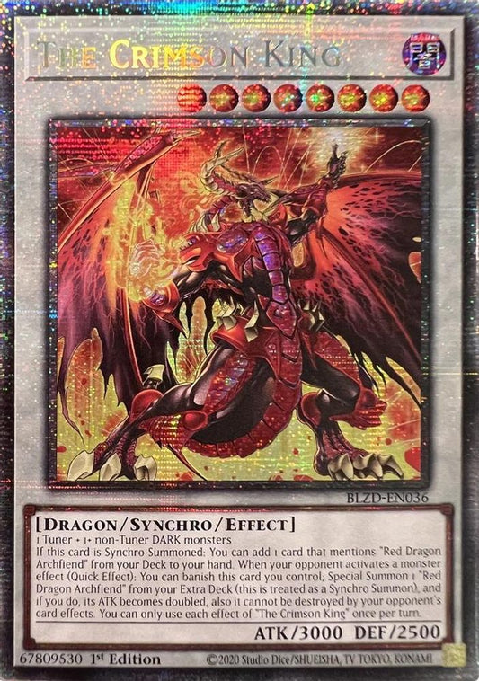 BLZD-EN036 - The Crimson King - Starlight Rare - Blazing Dominion