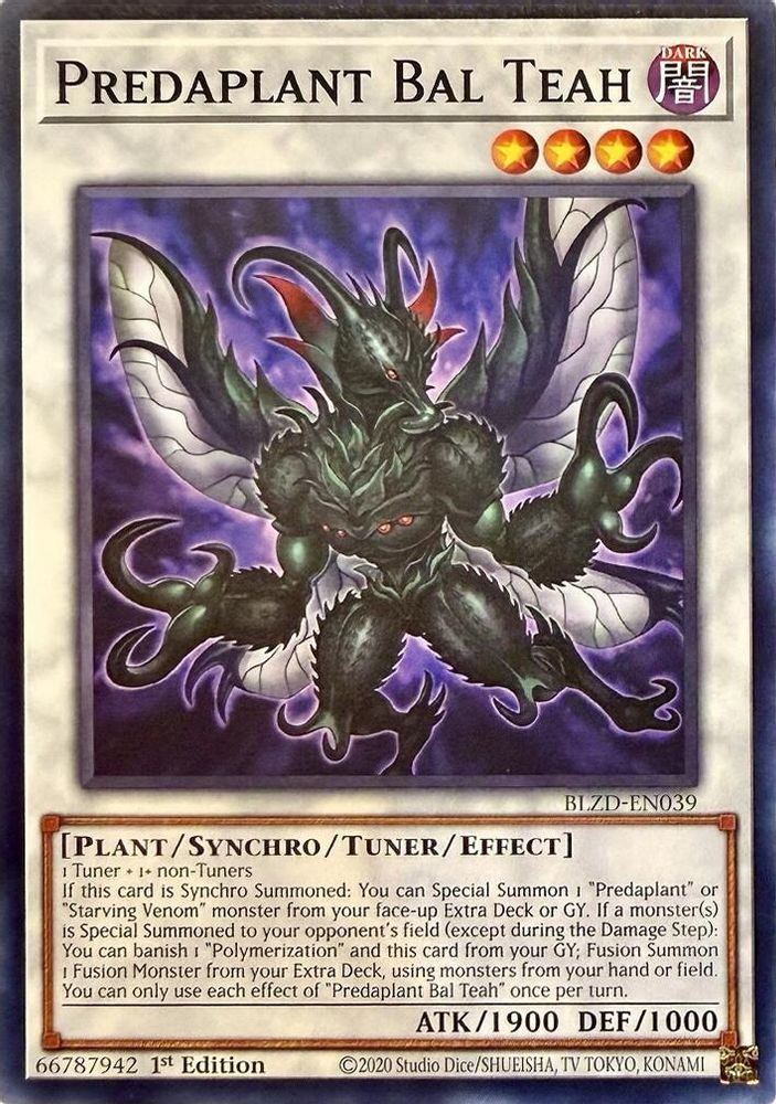 BLZD-EN039 - Predaplant Bal Teah - Common - Blazing Dominion