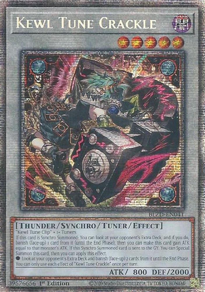 BLZD-EN041 - Kewl Tune Crackle - Starlight Rare - Blazing Dominion