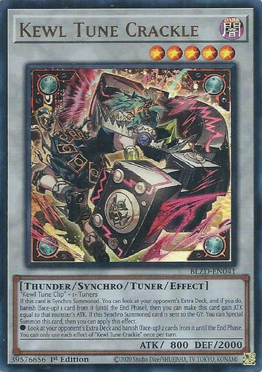 BLZD-EN041 - Kewl Tune Crackle - Ultra Rare - Blazing Dominion
