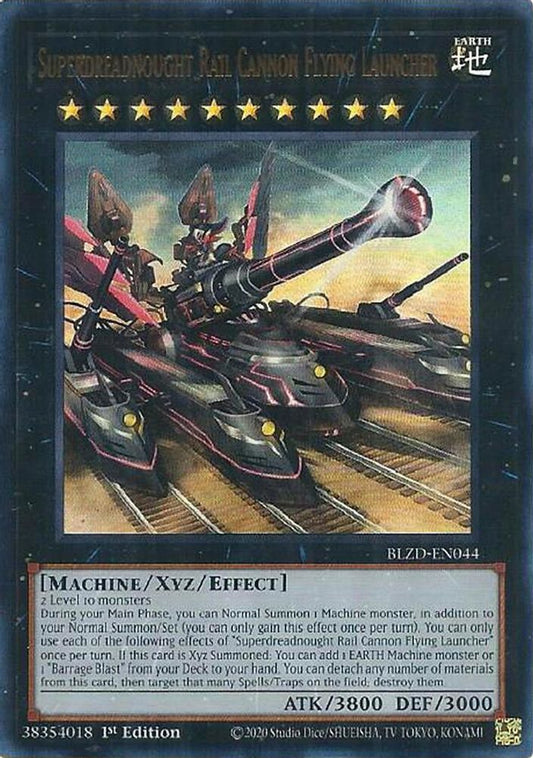 BLZD-EN044 - Superdreadnought Rail Cannon Flying Launcher - Ultra Rare - Blazing Dominion