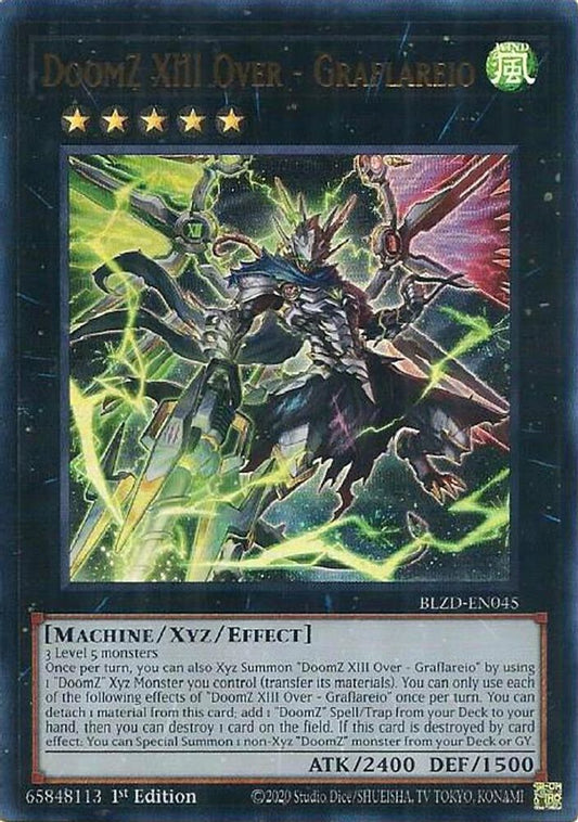 BLZD-EN045 - DoomZ XIII Over - Graflareio - Ultra Rare - Blazing Dominion