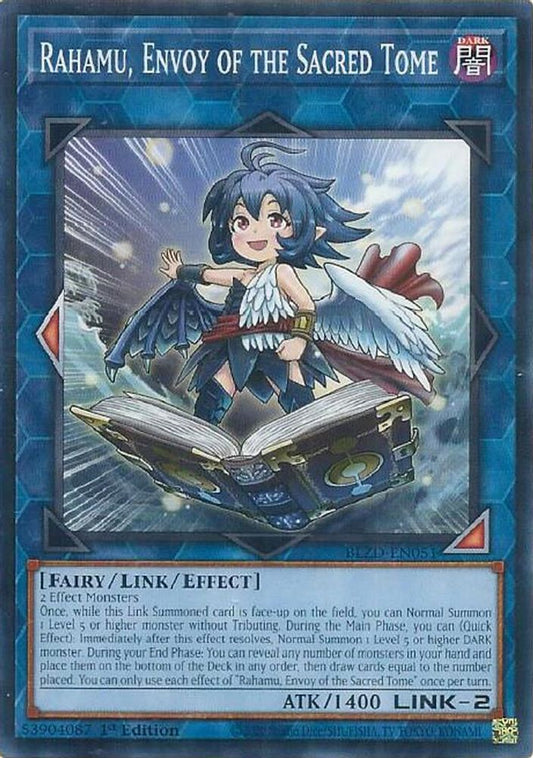 BLZD-EN051 * Rahamu, Envoy of the Sacred Tome * Common * Blazing Dominion