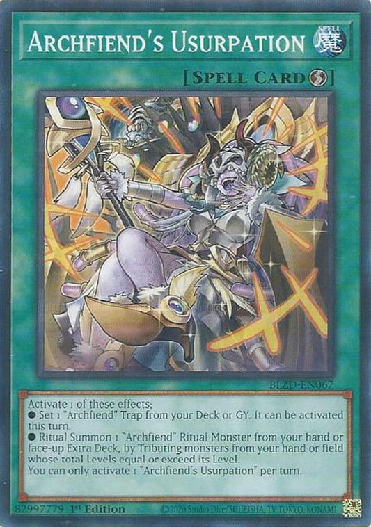 BLZD-EN067 * Archfiend's Usurpation * Common * Blazing Dominion