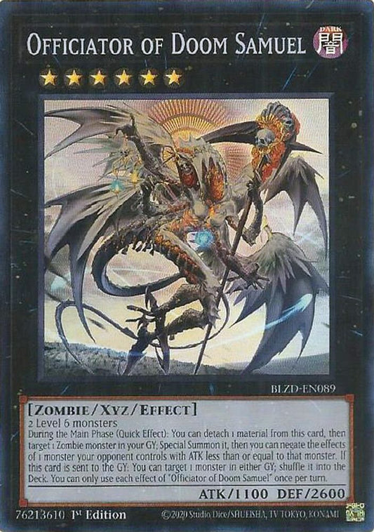 BLZD-EN089 - Officiator of Doom Samuel - Super Rare - Blazing Dominion