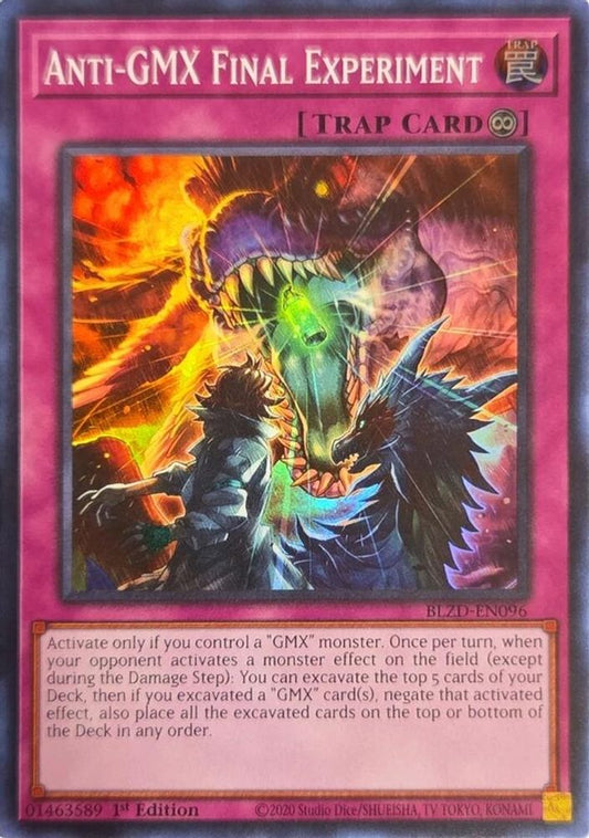 BLZD-EN096 - Anti-GMX Final Experiment - Super Rare - Blazing Dominion