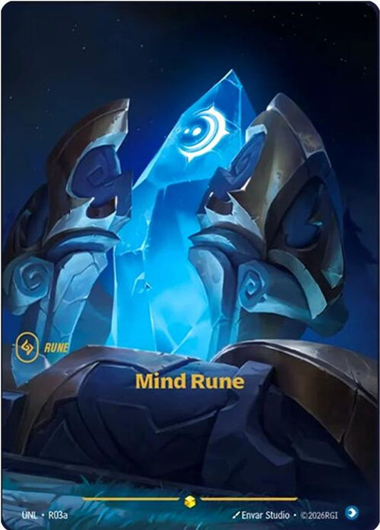 R03a - Mind Rune (Alternate Art) (Foil) - Showcase - Unleashed