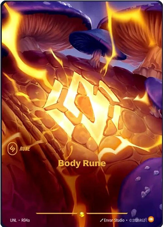 R04a - Body Rune (Alternate Art) (Foil) - Showcase - Unleashed