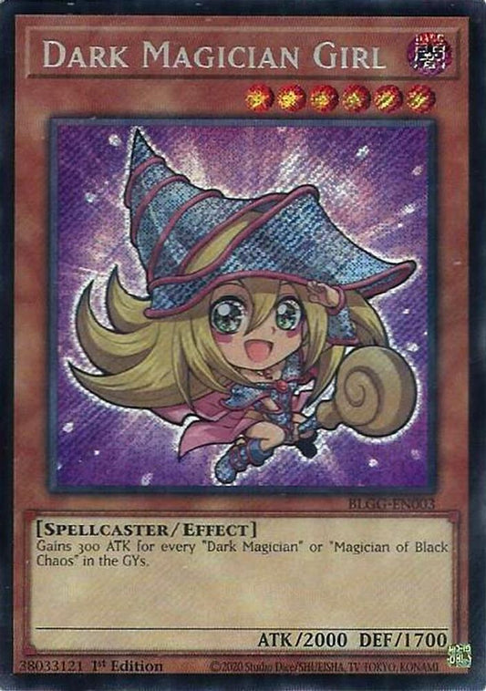 BLGG-EN003 * Dark Magician Girl * Secret Rare * Battles of Legend: Glorious Gallery