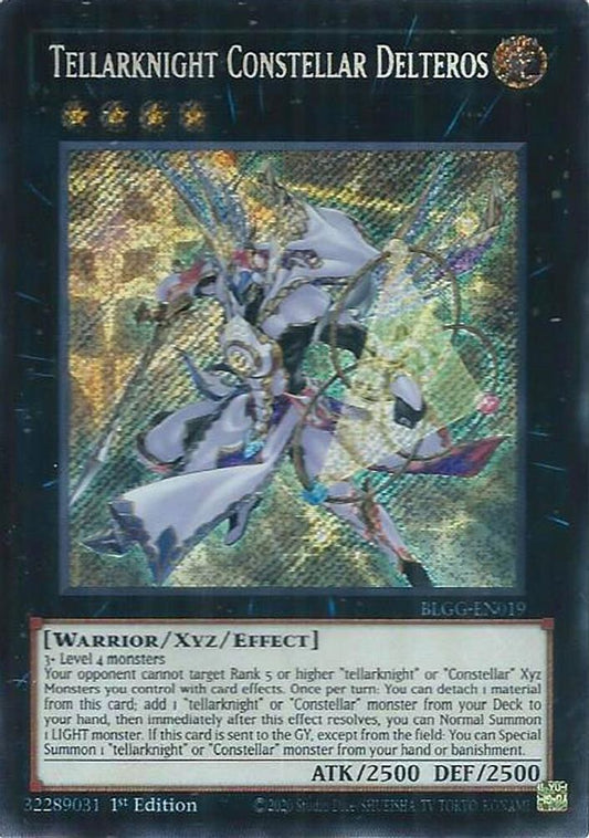 BLGG-EN019 * Tellarknight Constellar Delteros * Secret Rare * Battles of Legend: Glorious Gallery