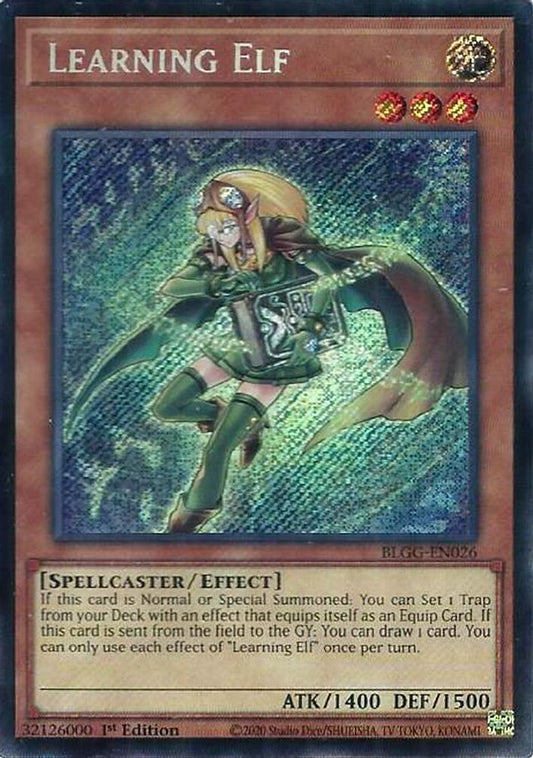 BLGG-EN026 * Learning Elf * Secret Rare * Battles of Legend: Glorious Gallery
