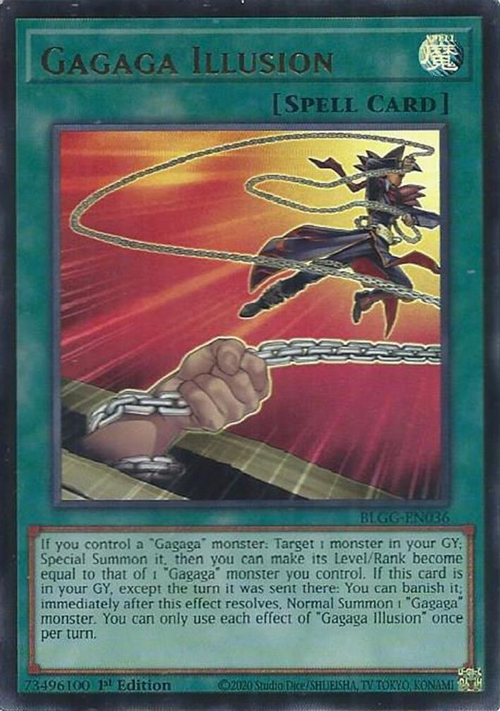 BLGG-EN036 - Gagaga Illusion - Ultra Rare - Battles of Legend: Glorious Gallery