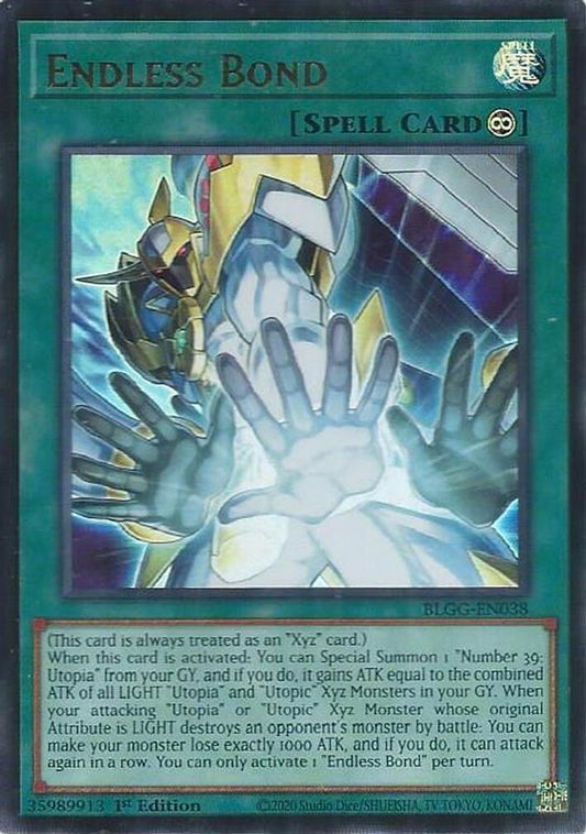 BLGG-EN038 * Endless Bond * Ultra Rare * Battles of Legend: Glorious Gallery