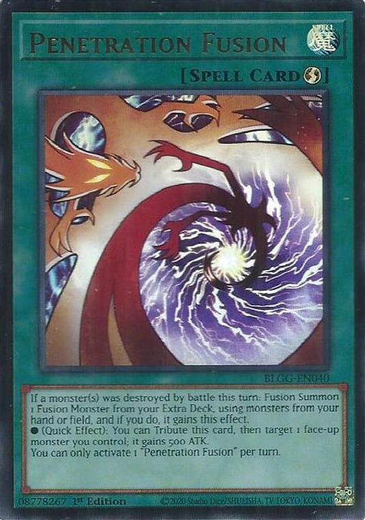 BLGG-EN040 * Penetration Fusion * Ultra Rare * Battles of Legend: Glorious Gallery