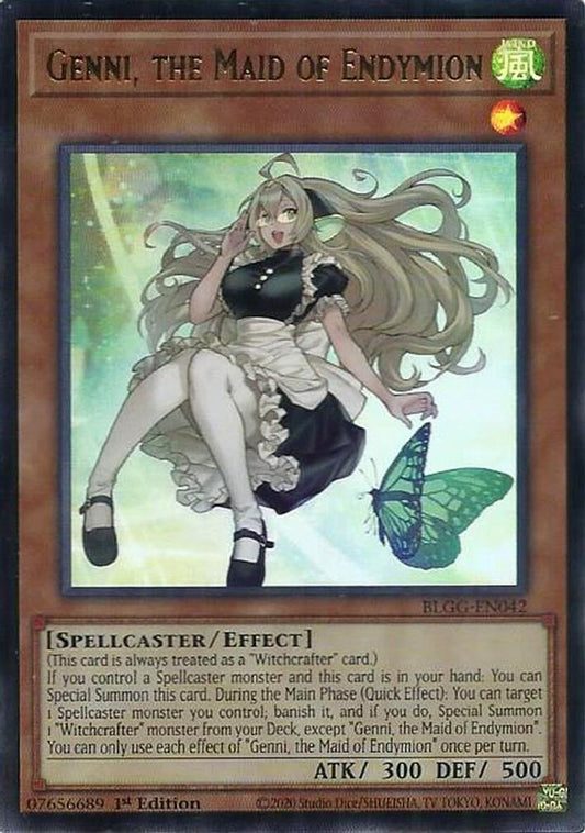 BLGG-EN042 * Genni, the Maid of Endymion * Ultra Rare * Battles of Legend: Glorious Gallery
