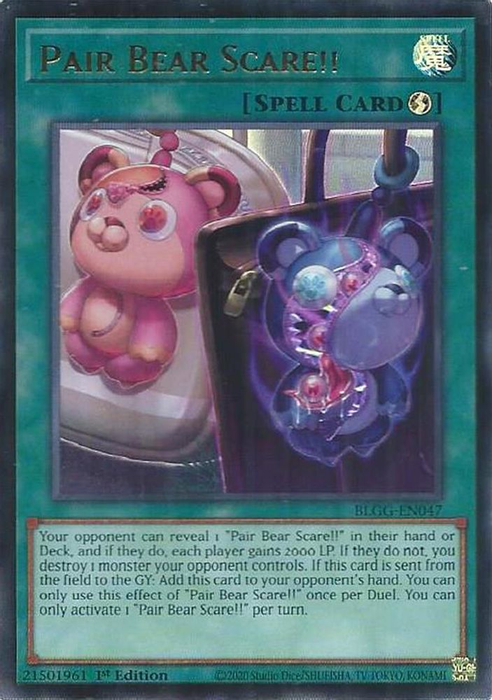 BLGG-EN047 - Pair Bear Scare!! - Ultra Rare - Battles of Legend: Glorious Gallery