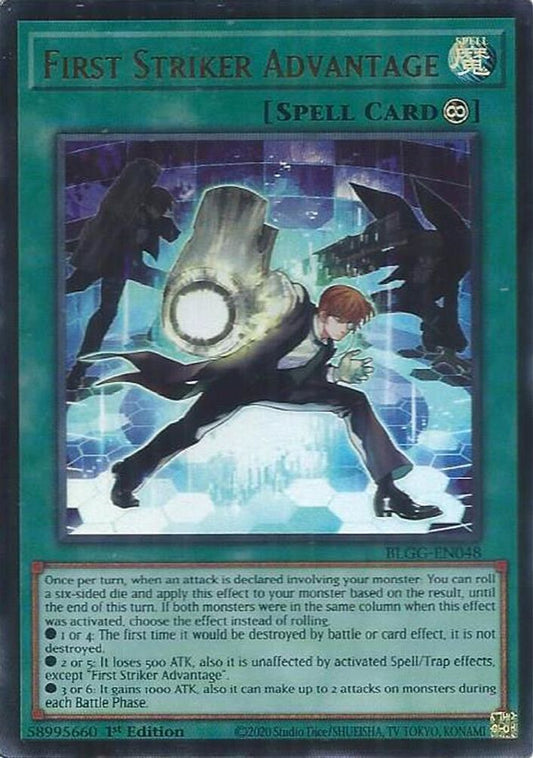 BLGG-EN048 * First Striker Advantage * Ultra Rare * Battles of Legend: Glorious Gallery