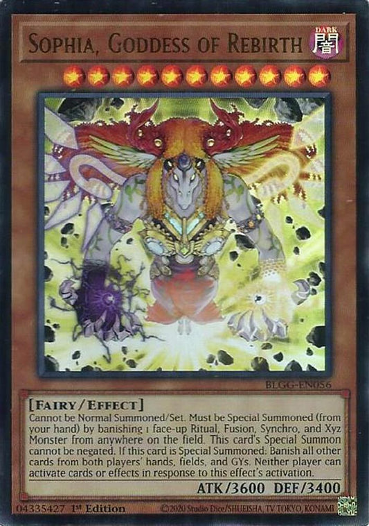 BLGG-EN056 * Sophia, Goddess of Rebirth * Ultra Rare * Battles of Legend: Glorious Gallery