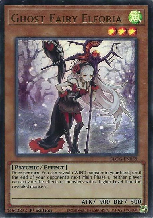 BLGG-EN058 * Ghost Fairy Elfobia * Ultra Rare * Battles of Legend: Glorious Gallery