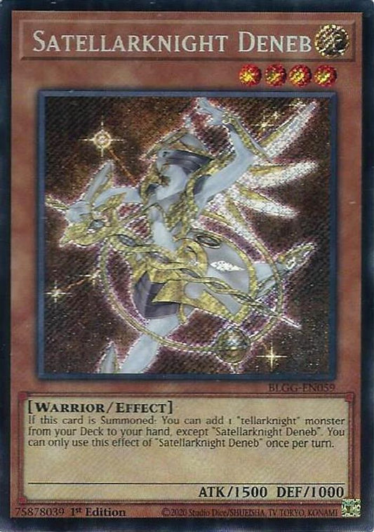 BLGG-EN059 * Satellarknight Deneb * Secret Rare * Battles of Legend: Glorious Gallery