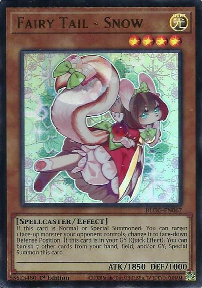 BLGG-EN067 - Fairy Tail - Snow - Ultra Rare - Battles of Legend: Glorious Gallery