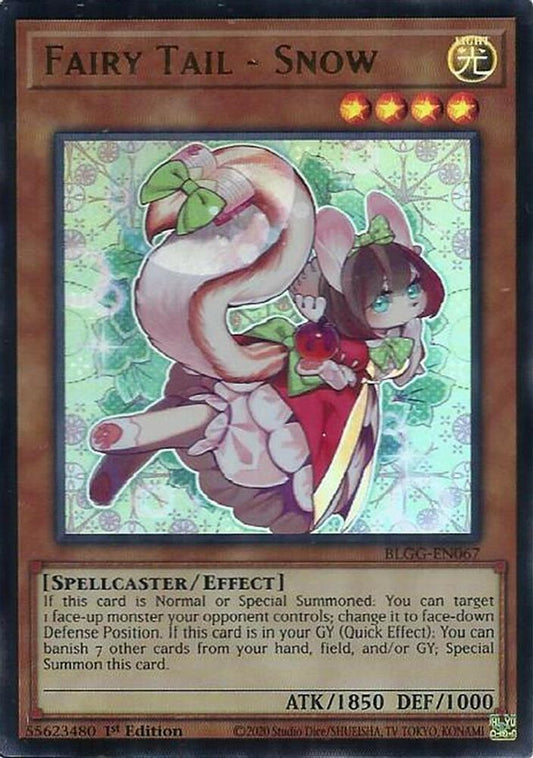 BLGG-EN067 * Fairy Tail - Snow * Ultra Rare * Battles of Legend: Glorious Gallery