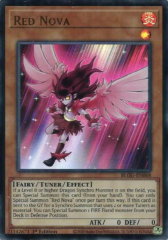 BLGG-EN068 - Red Nova - Ultra Rare - Battles of Legend: Glorious Gallery