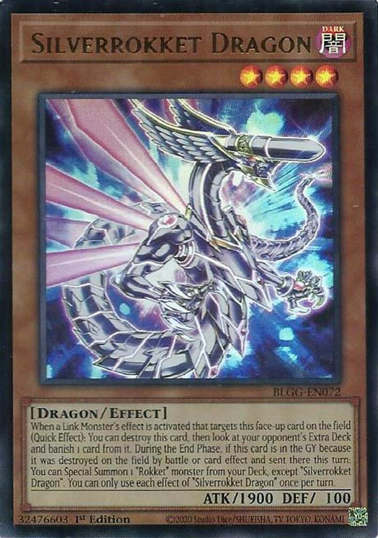 BLGG-EN072 * Silverrokket Dragon * Ultra Rare * Battles of Legend: Glorious Gallery