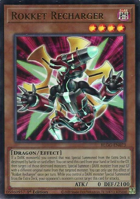 BLGG-EN073 * Rokket Recharger * Ultra Rare * Battles of Legend: Glorious Gallery