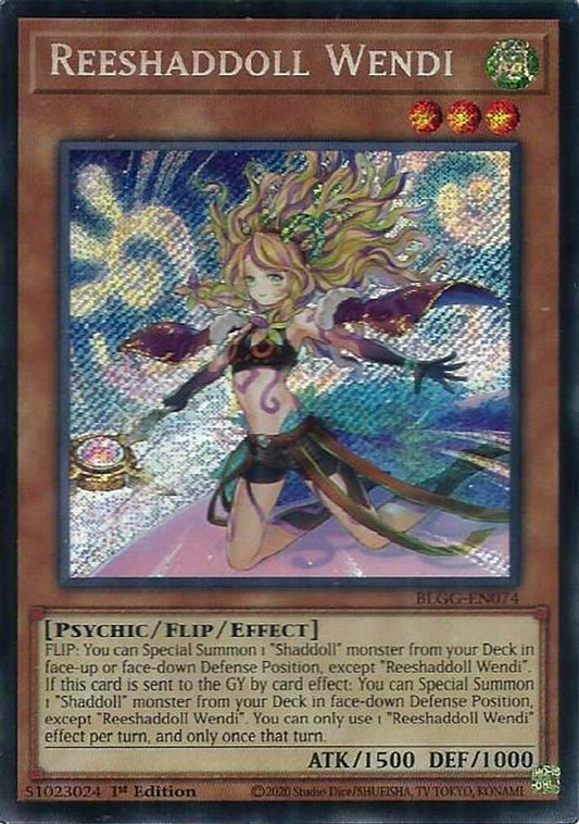 BLGG-EN074 * Reeshaddoll Wendi * Secret Rare * Battles of Legend: Glorious Gallery